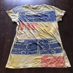 WOMENS FIVE CROWN BOOMBOX YELLOW SHIRT